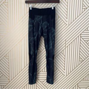 Sweaty Betty Tie Dye Stormy storm print mesh knee back Leggings abstract XS